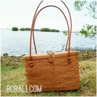 straw grass ata handwoven handmade handbag oval fashion handmade